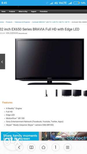 Sony Bravia Full HD 32'' made in Malaysia and