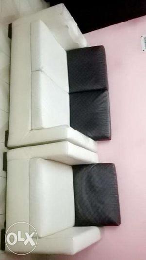 2+2+1 seater leather sofa with back cushions, price