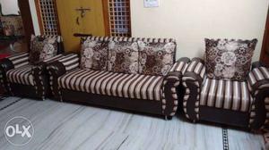 Black And White Fabric Couch