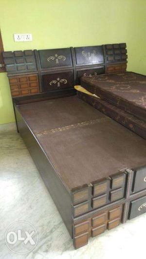 Double Bed with Box and Spring Multi Layer Mattresses