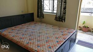 Double cot with Mattress for sale. Cannot be sold