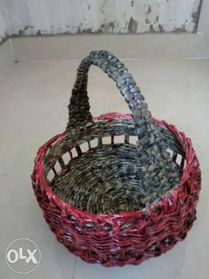 Hand made paper baskets starting from ₹ 200