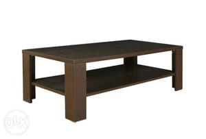 Rectangular coffee table with wenge finish by