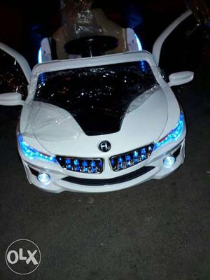 White Ride On Convertible Toy
