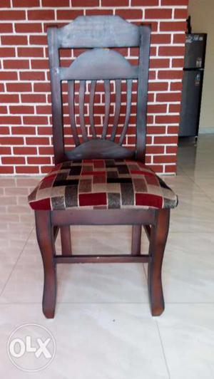Wooden dining chair-6 nos