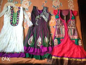 Beautiful embroidered party wear suits with