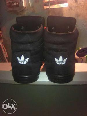 Black Adidas High Top Shoes