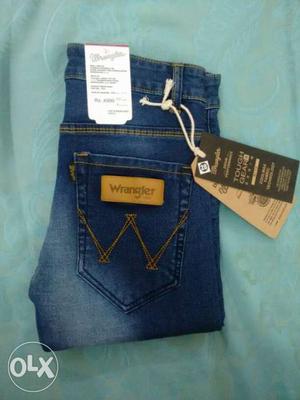 Blue Wrangler Denim Jeans