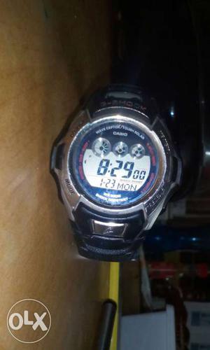 Casio gshock solar watch with foreign timings