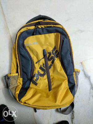 FIXED PRICE Yellow And Blue Pulse Backpack