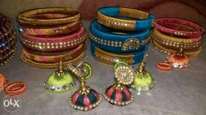 Home made bangles 100 to150 hearings 50 to100 at
