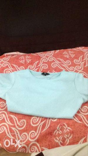 Light Blue top. Size - L, Brand -fig