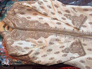 Manyavar sherwani in excellent condition. Used one time only