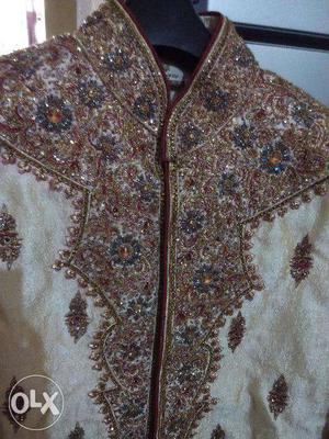 Manyawar Wedding sherwani size 42 worn only once