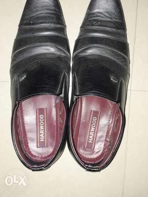 Men's Black Leather Harwood Shoes