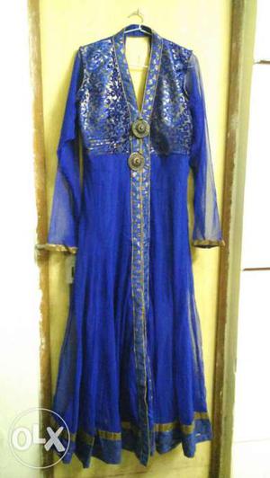 New Blue Coloured Beautiful Suit With its Salwar