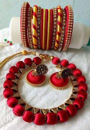 New red colour bali set