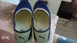 Puma Slip On Shoes Blue White