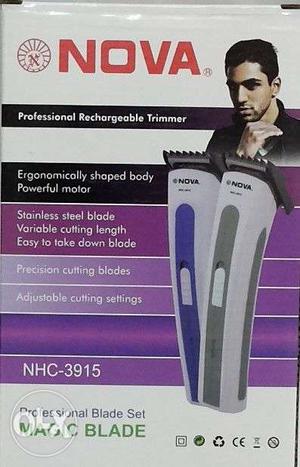 Trimmer NOVA. Professional rechargeable trimmer