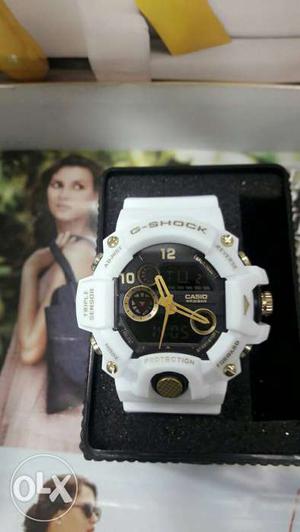 White Strap G Shock Casio Watch