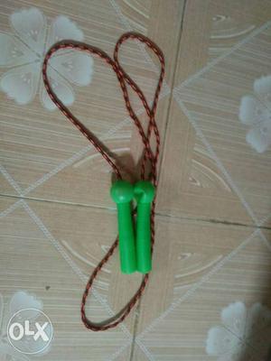 Green And Red Jumping Rope