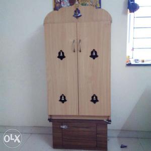 Pooja cupboard with stand.