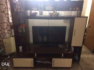 Selling a fancy TV Unit with lot of storage space &