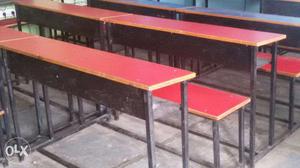 Sitting And Writing school benches