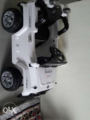 White And Black Ride On Toy Car