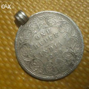 127 yrs old silver coin