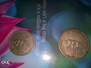 2 Copper Round Coins