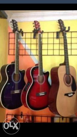 3 Acoustic Guitars