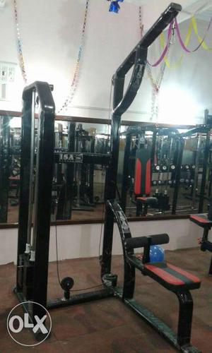 Black And Red Gym Equipment