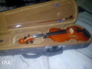 Brown Violin And Bow