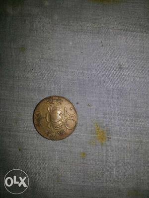 Copper 20 Round Coin
