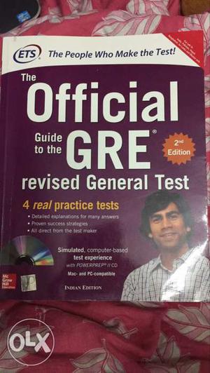 ETS GRE book. 2nd edition. untouched. Same as