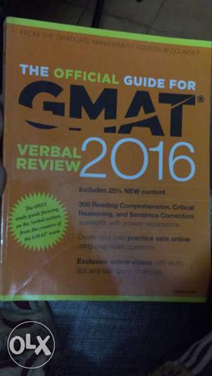 Gmat official guide (Verbal section)