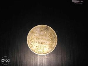 Old 1 rupee coin 