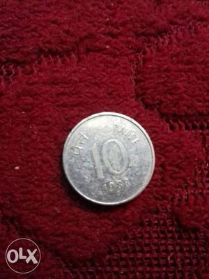 Small coin of 10 paise