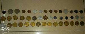 45 Old Indian coins
