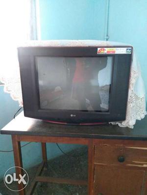 Black Lg Crt Television