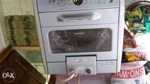Grey And White Top Load Clothes Dryer