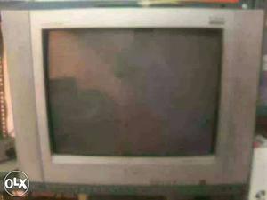 Grey Crt Television