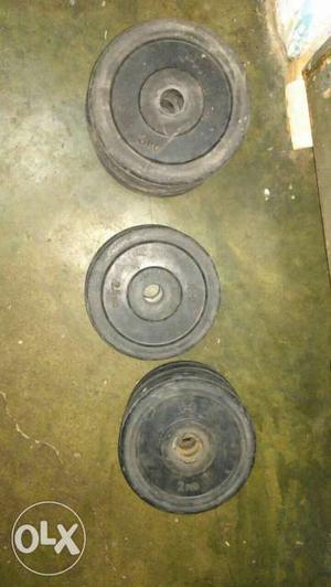 Grey Weight Plates