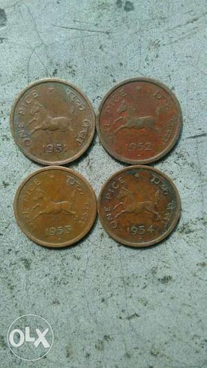Horse coin  & hole coin  British