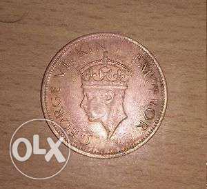 Old Indian Coin British Rule George v king emperor 