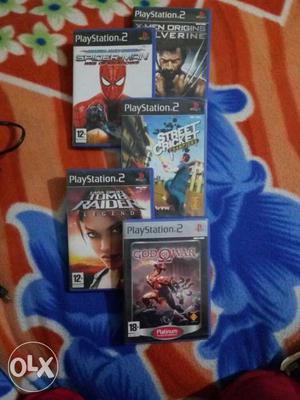 Ps 2 with original games two controller