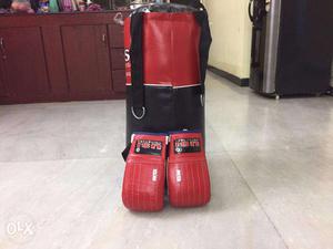 Punching Bag with pair of gloves(USI brand)