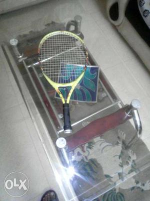 Yellow Lawn Tennis Racket