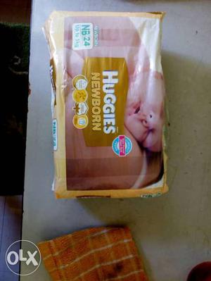 05 packets of Huggies newborn available.